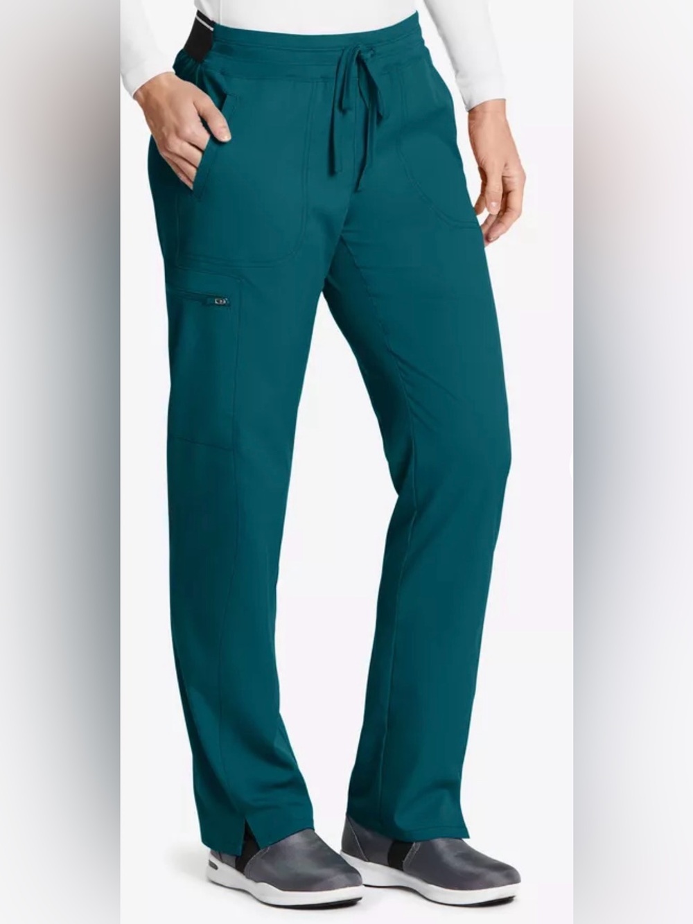 GREY’S ANATOMY STRETCH Kim Women's 3-Pocket Straight Leg Cargo Scrub Pants